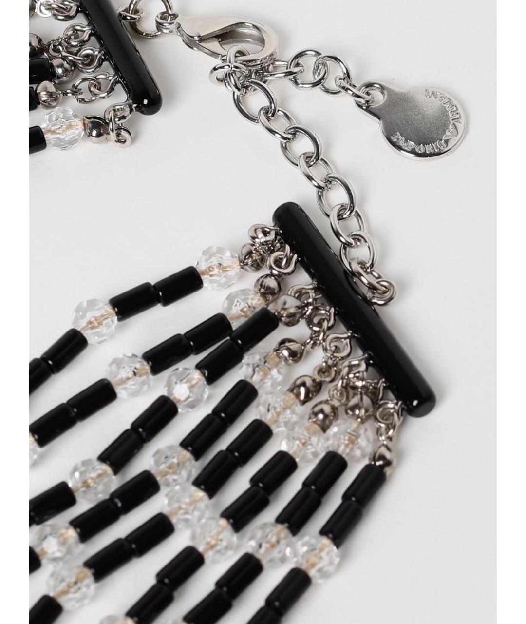 EMPORIO ARMANI Черное пластиковое колье, фото 3