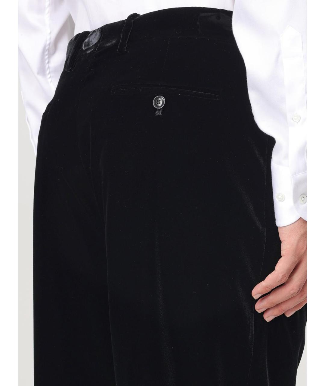 GIORGIO ARMANI Черные классические брюки, фото 5