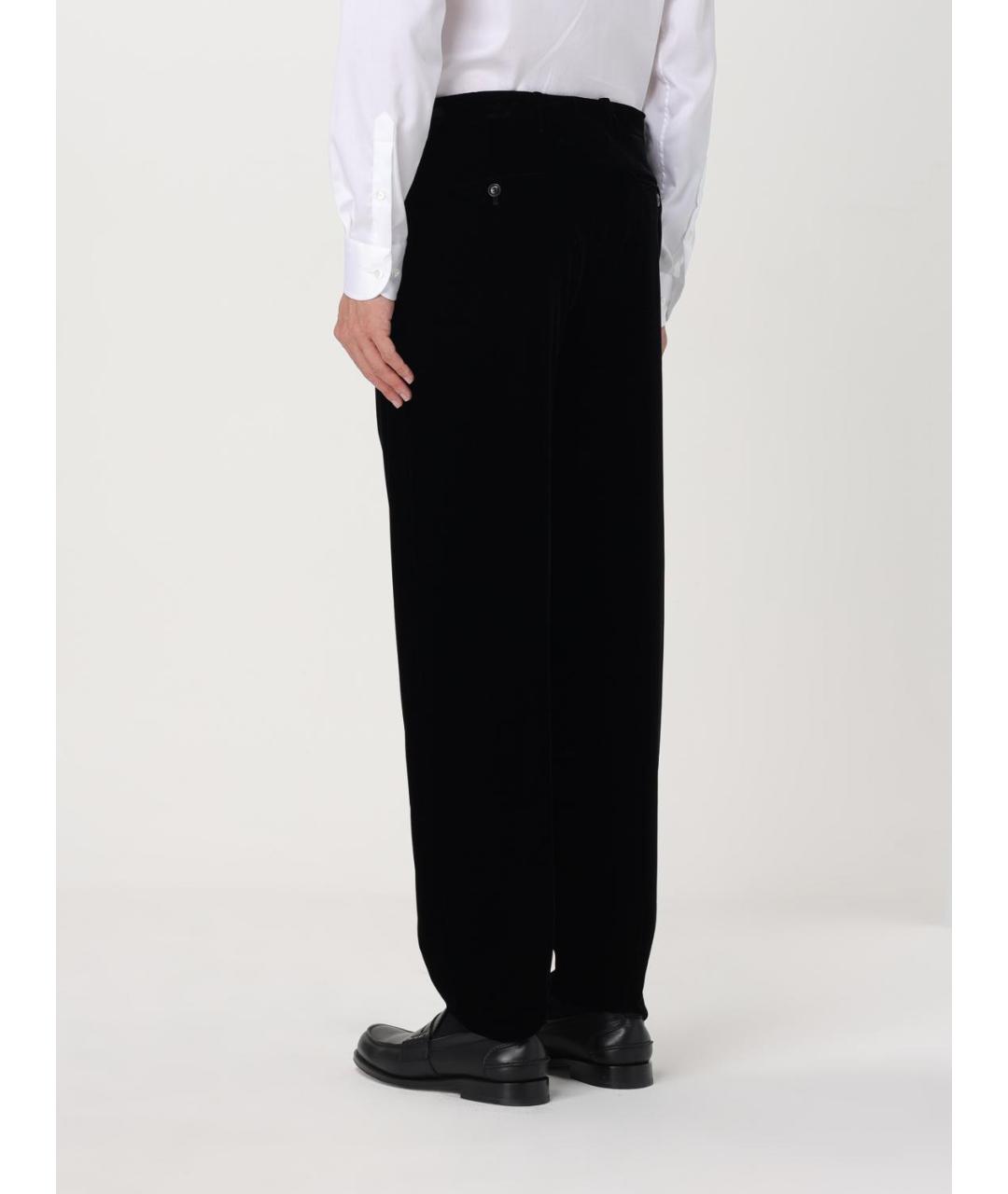 GIORGIO ARMANI Черные классические брюки, фото 3
