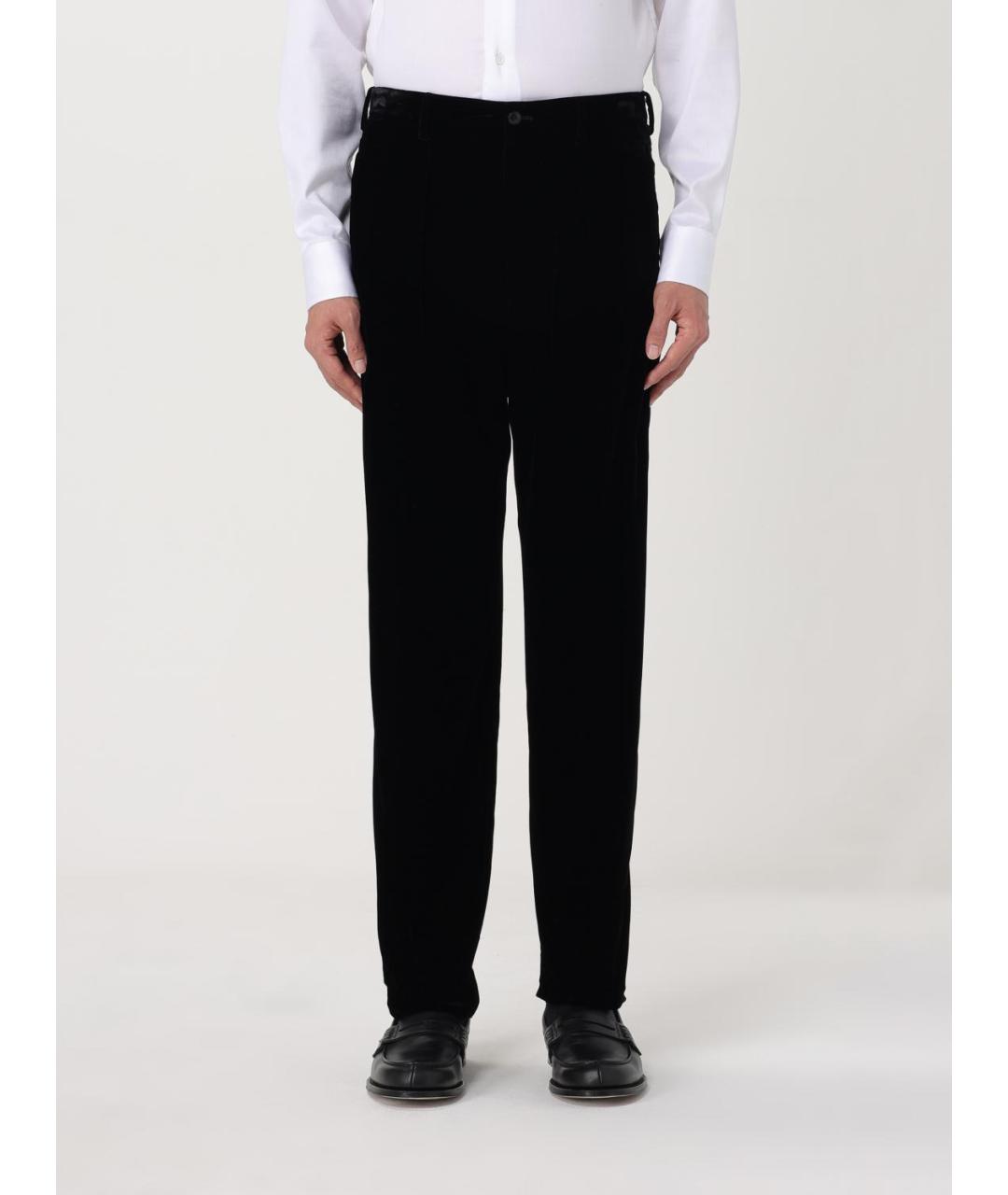 GIORGIO ARMANI Черные классические брюки, фото 6