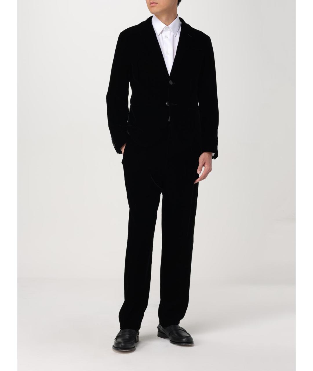 GIORGIO ARMANI Черные классические брюки, фото 2