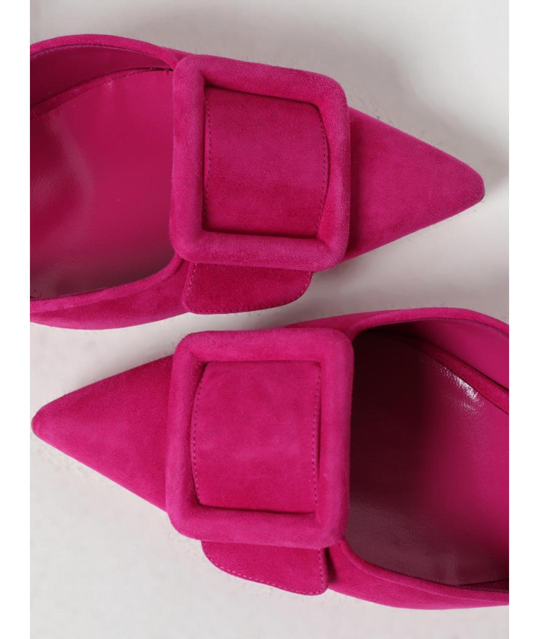 MANOLO BLAHNIK Замшевые туфли, фото 4