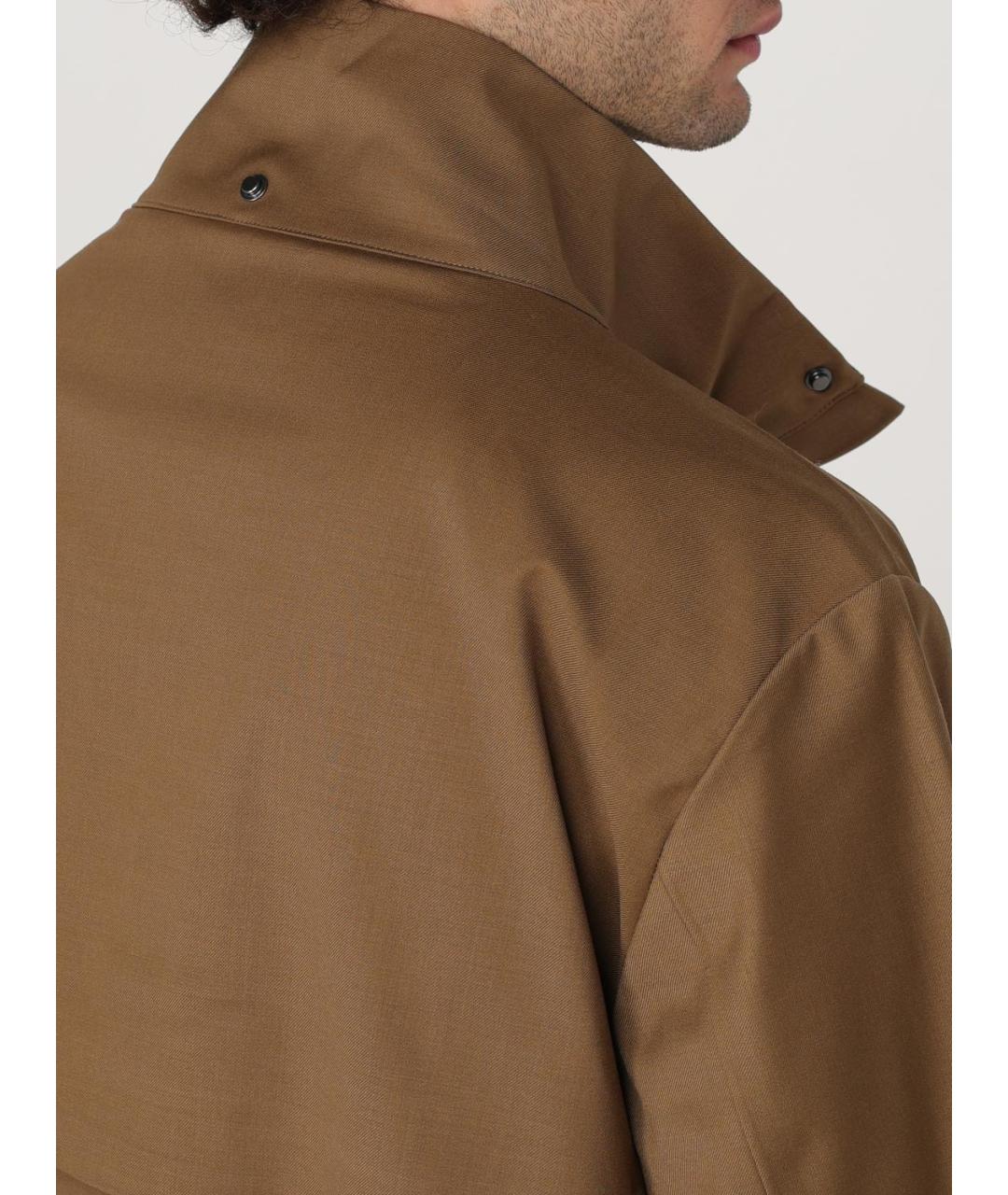 K-WAY Коричневая полиэстеровая парка, фото 5