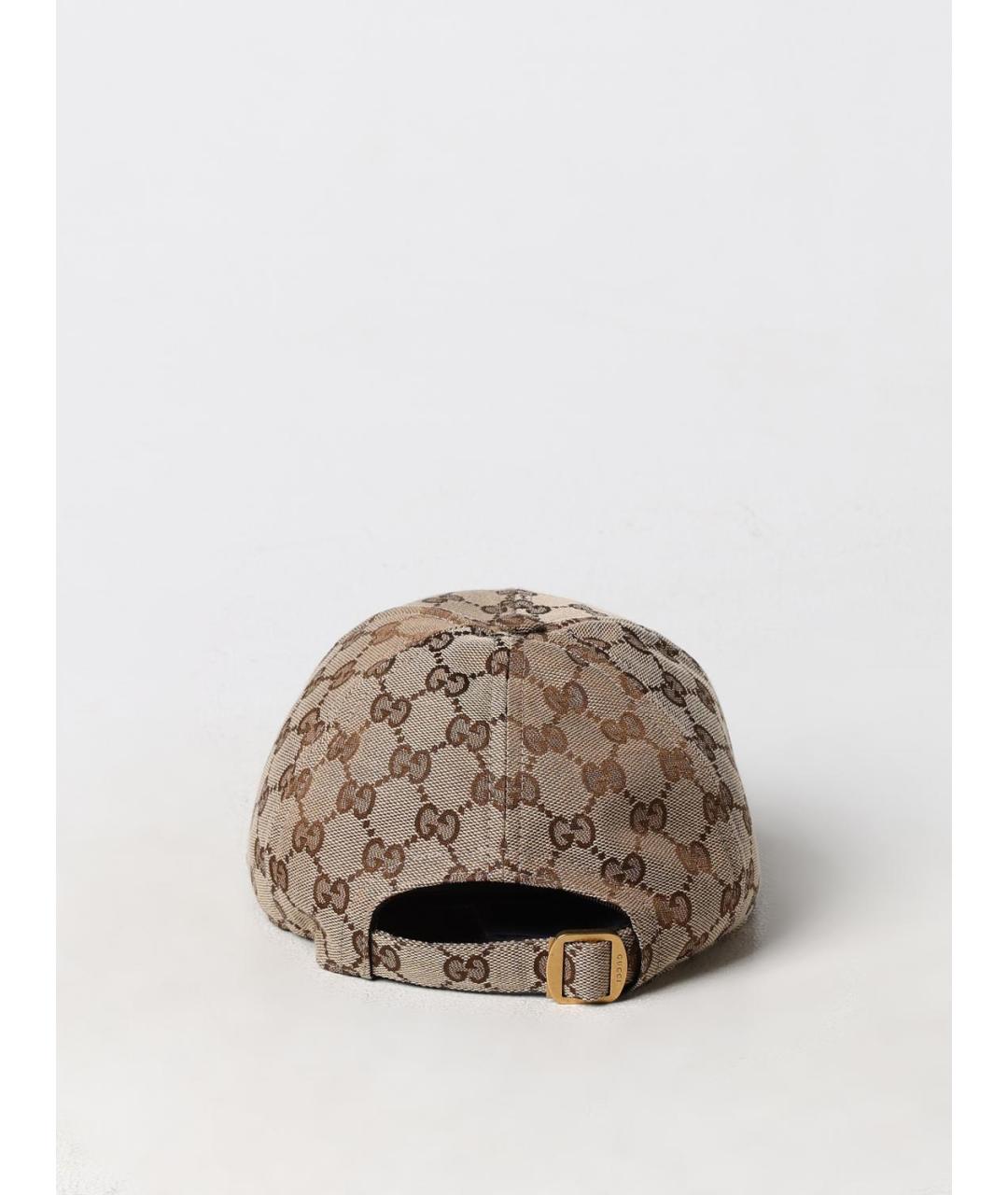 GUCCI Бежевая синтетическая кепка/бейсболка, фото 3