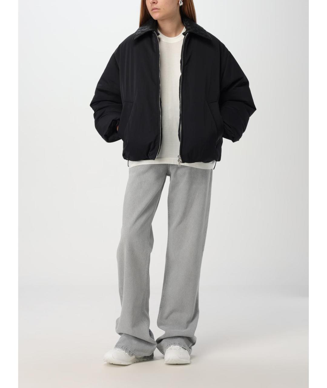 BOTTEGA VENETA Серые хлопковые прямые джинсы, фото 3