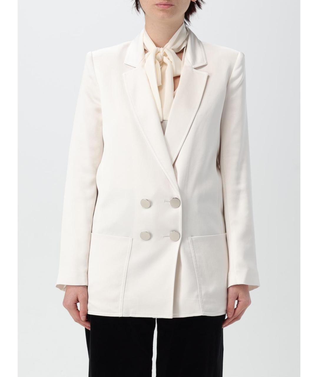 ARMANI EXCHANGE Бежевый полиэстеровый жакет/пиджак, фото 2