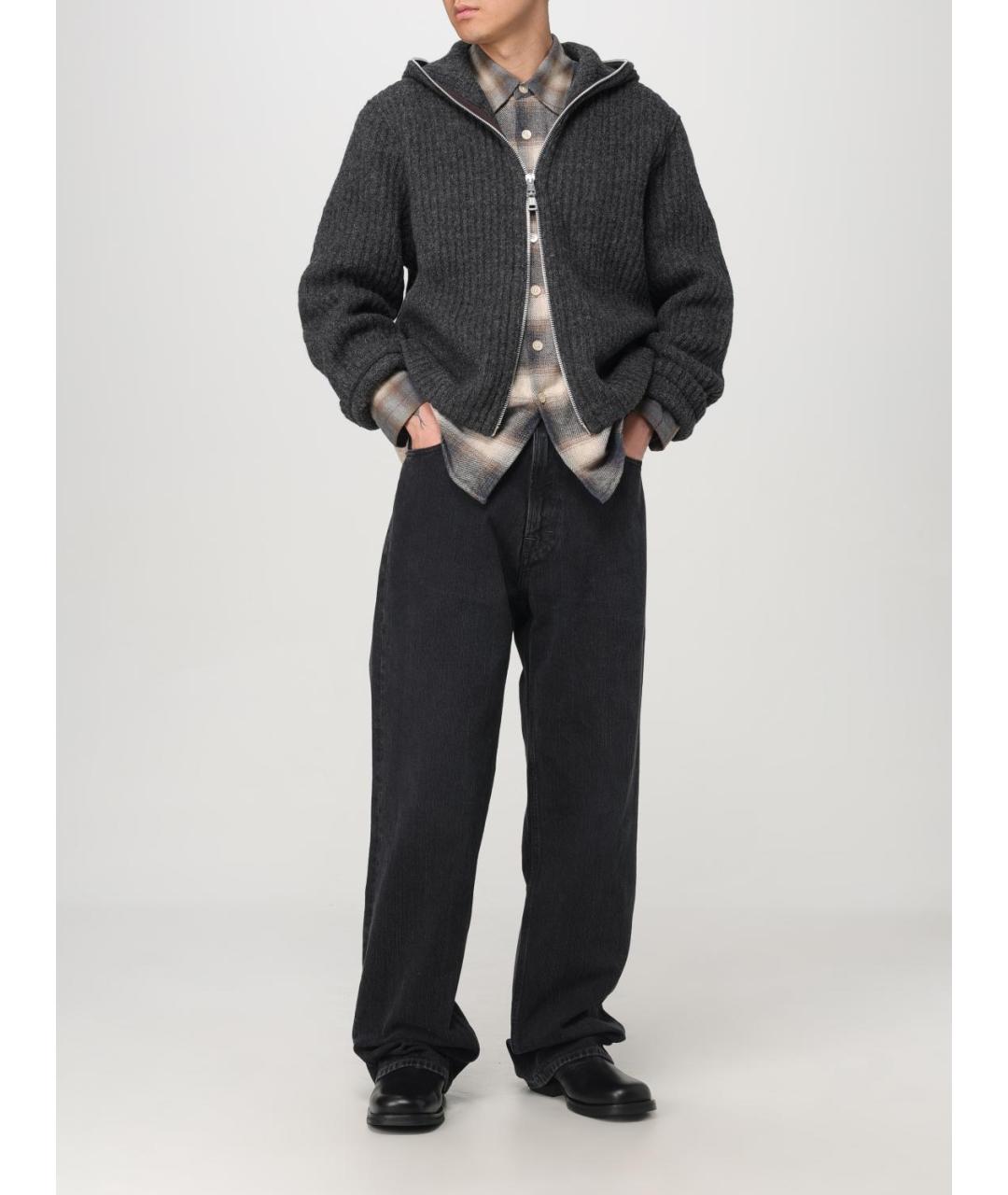 OUR LEGACY Черные хлопковые прямые джинсы, фото 2