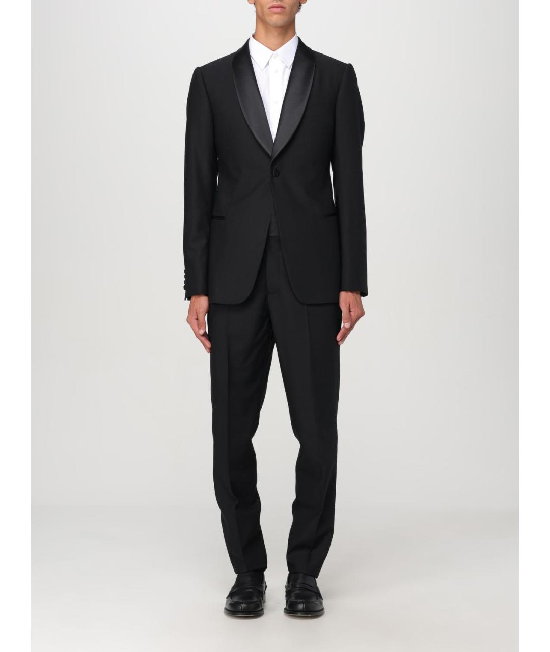 EMPORIO ARMANI Черный вечерний костюм, фото 7