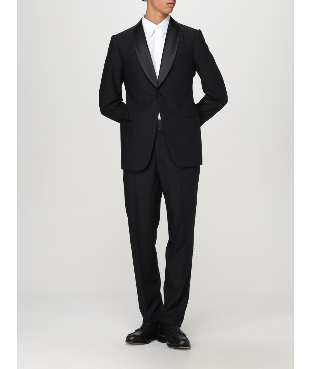 EMPORIO ARMANI Черный вечерний костюм, фото 2
