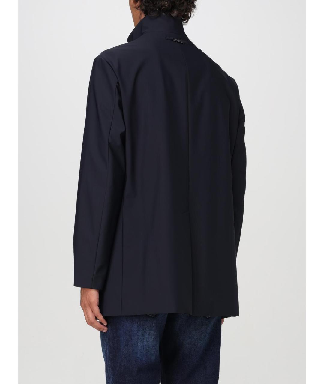 EMPORIO ARMANI Синяя полиамидовая куртка, фото 2