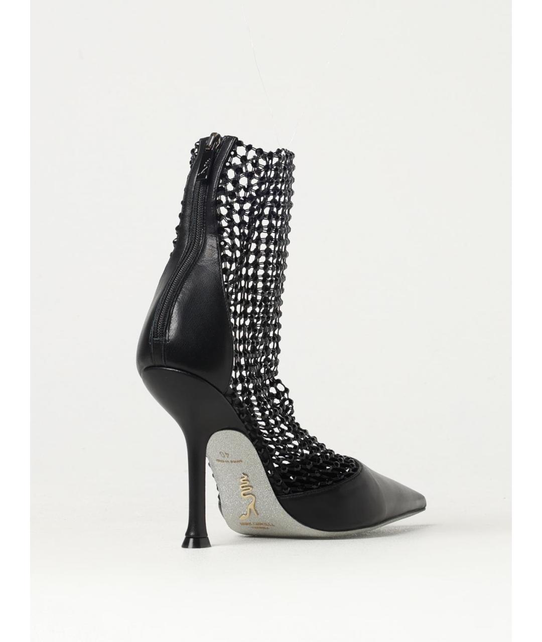 RENE CAOVILLA Черные кожаные туфли, фото 3