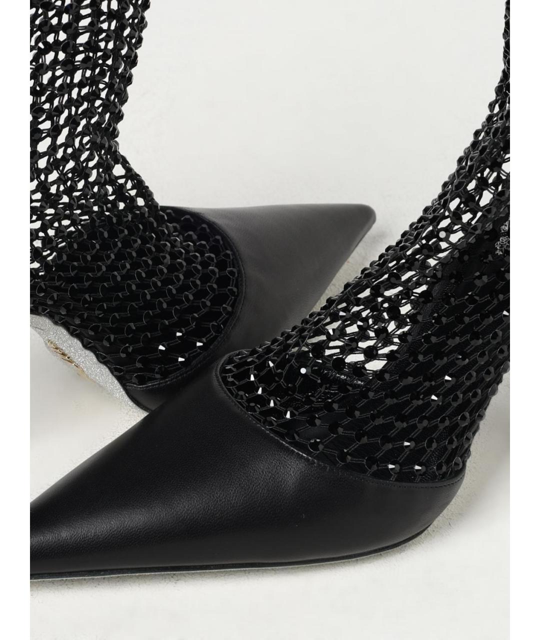 RENE CAOVILLA Черные кожаные туфли, фото 4