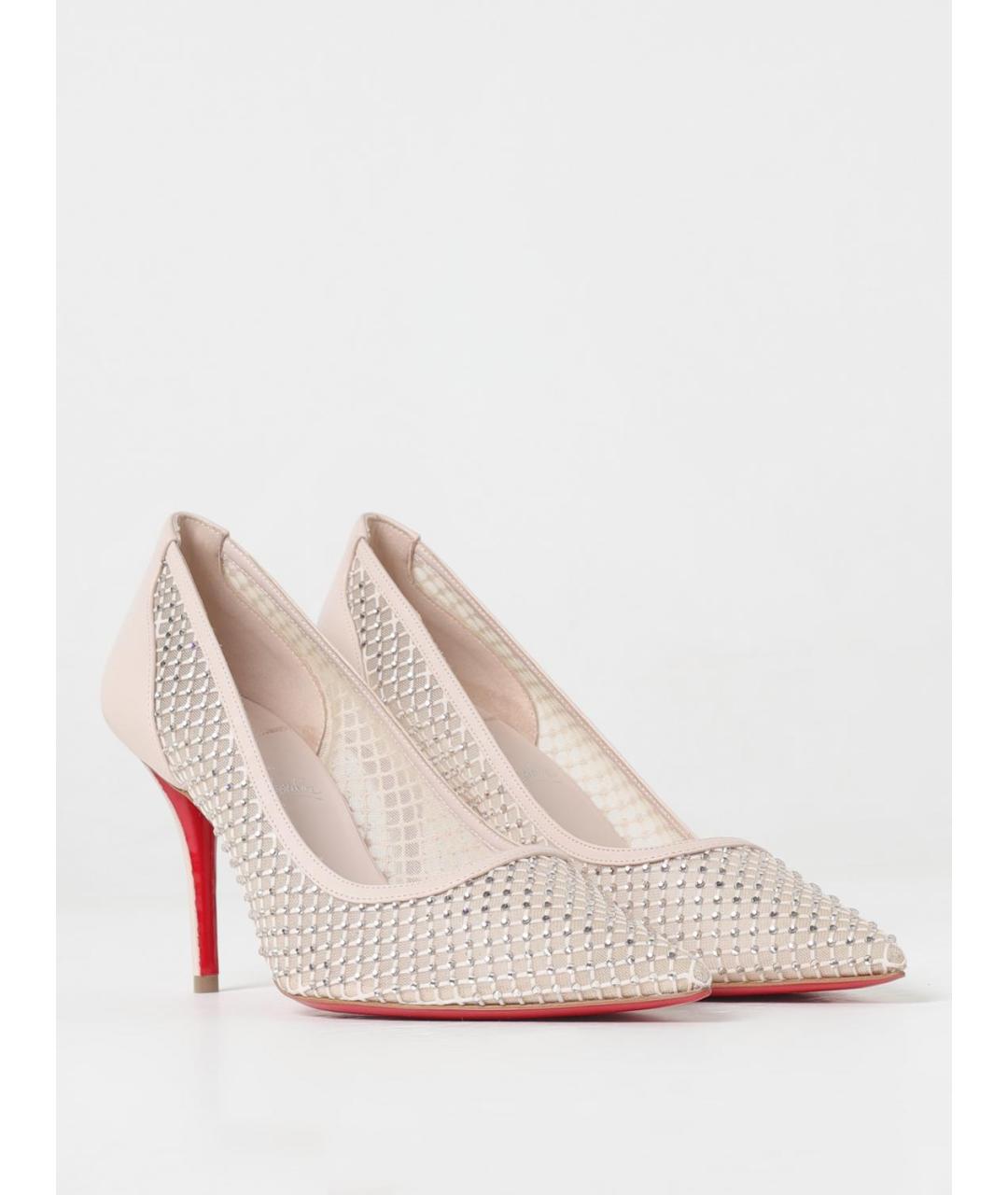 CHRISTIAN LOUBOUTIN Бежевые туфли, фото 2