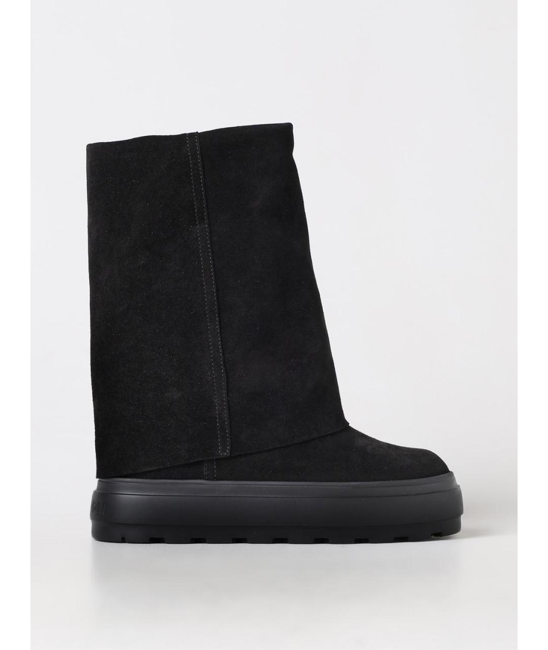 CASADEI Черные кожаные сапоги, фото 5