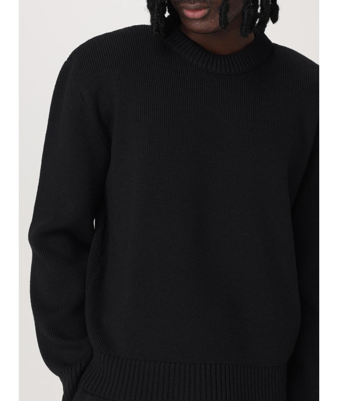 BOTTEGA VENETA Черный шерстяной джемпер / свитер, фото 4