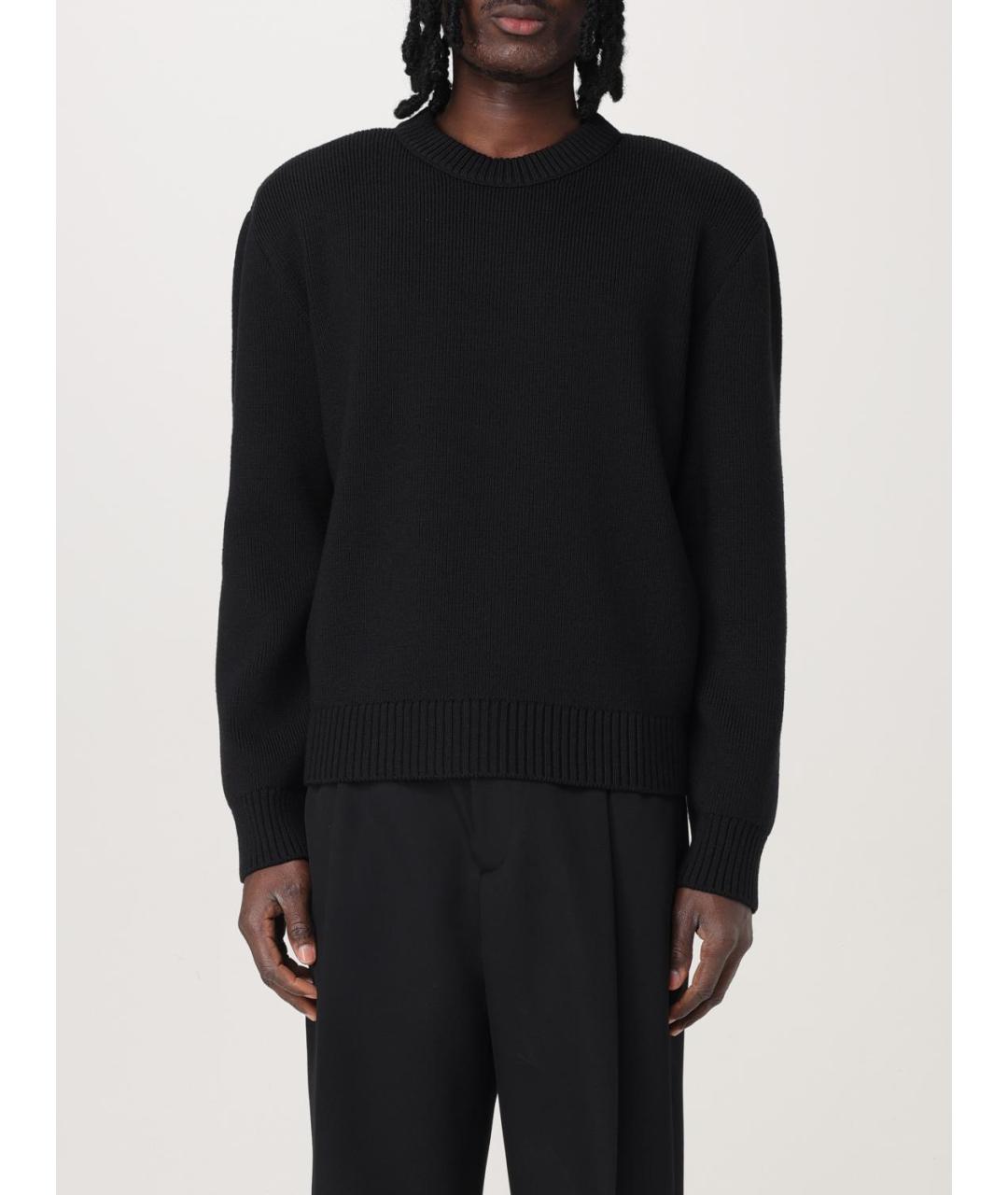 BOTTEGA VENETA Черный шерстяной джемпер / свитер, фото 5