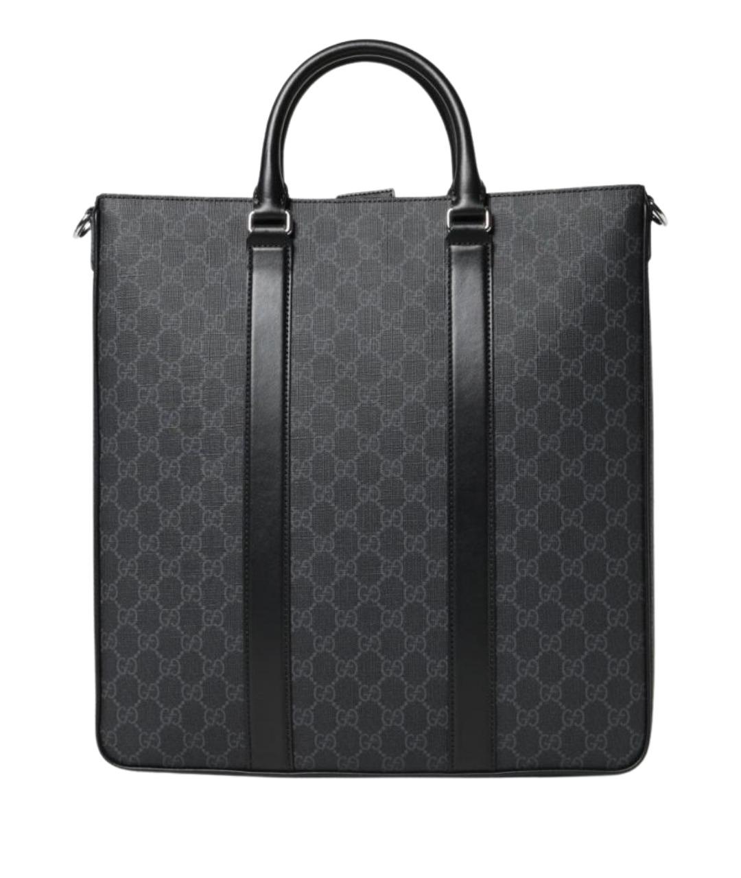 GUCCI Черная сумка тоут, фото 1