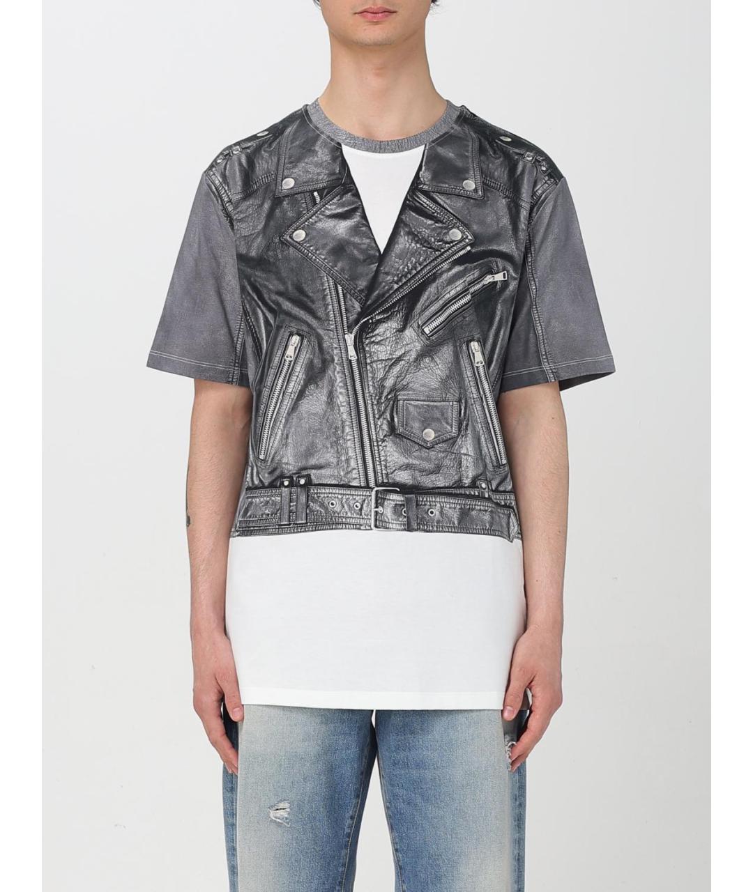 BALMAIN Черная хлопковая футболка, фото 6