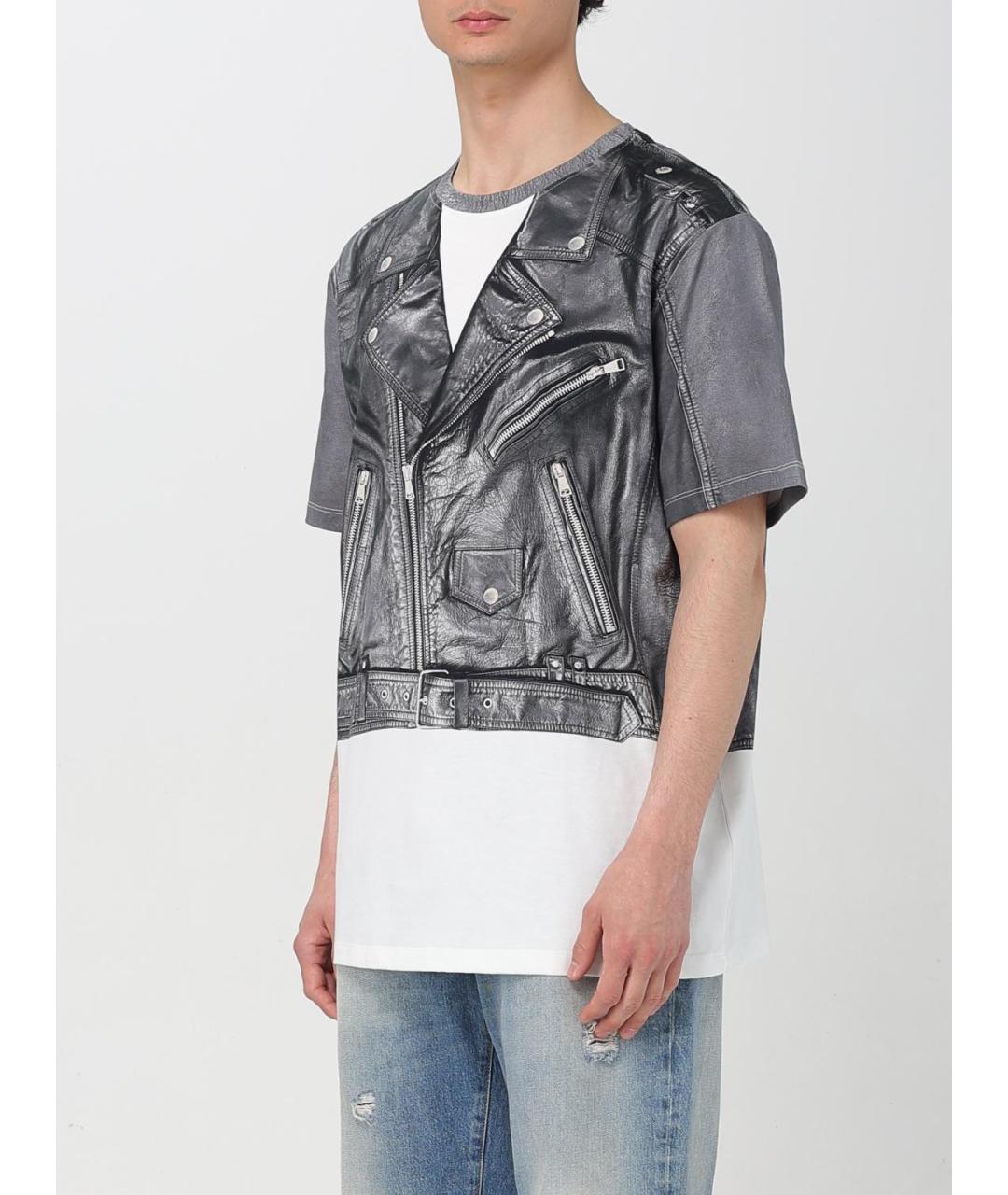 BALMAIN Черная хлопковая футболка, фото 4