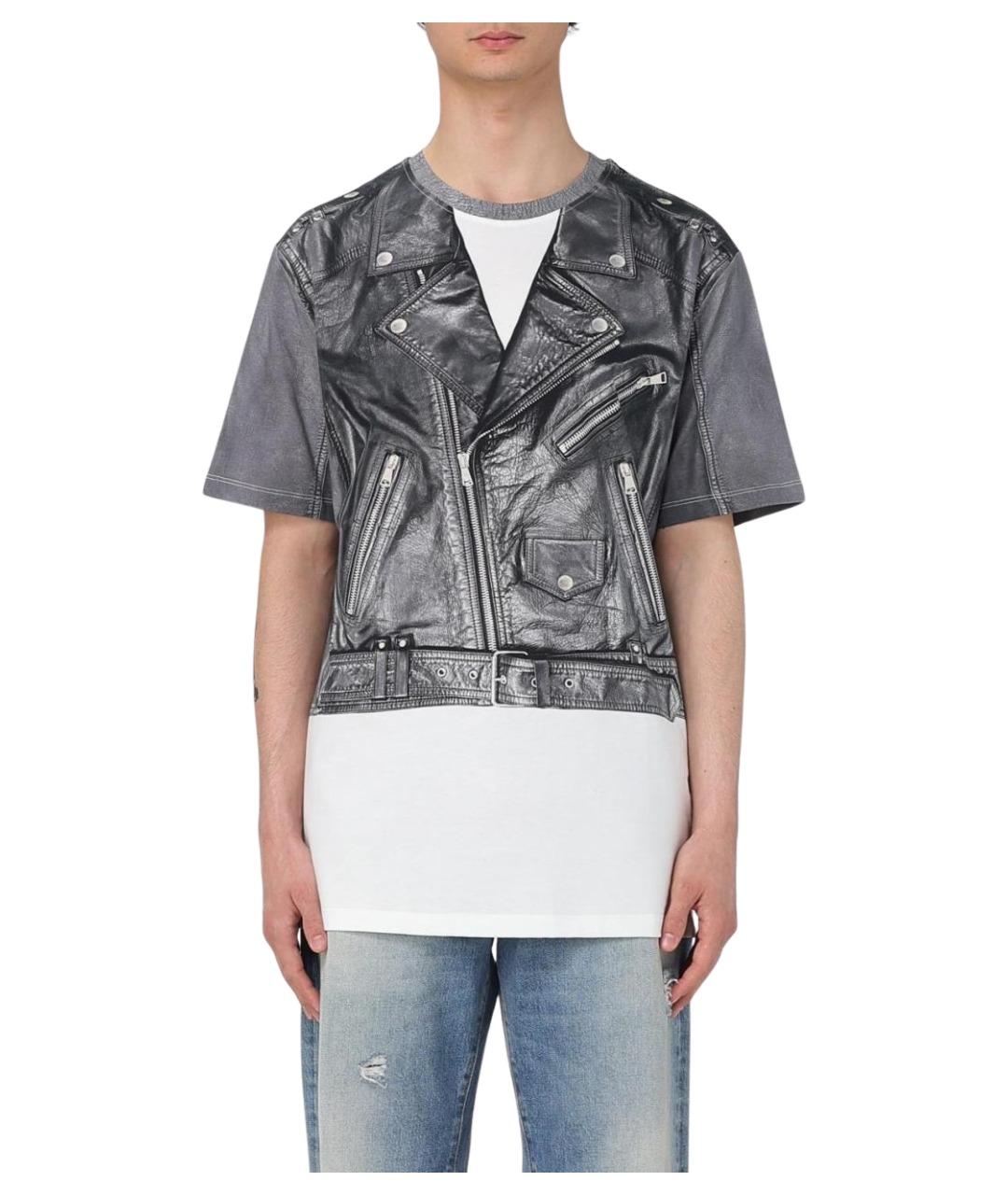 BALMAIN Черная хлопковая футболка, фото 1