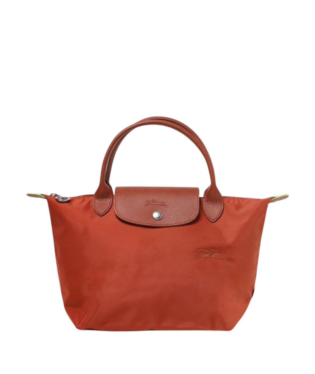 LONGCHAMP Красная синтетическая сумка тоут, фото 1