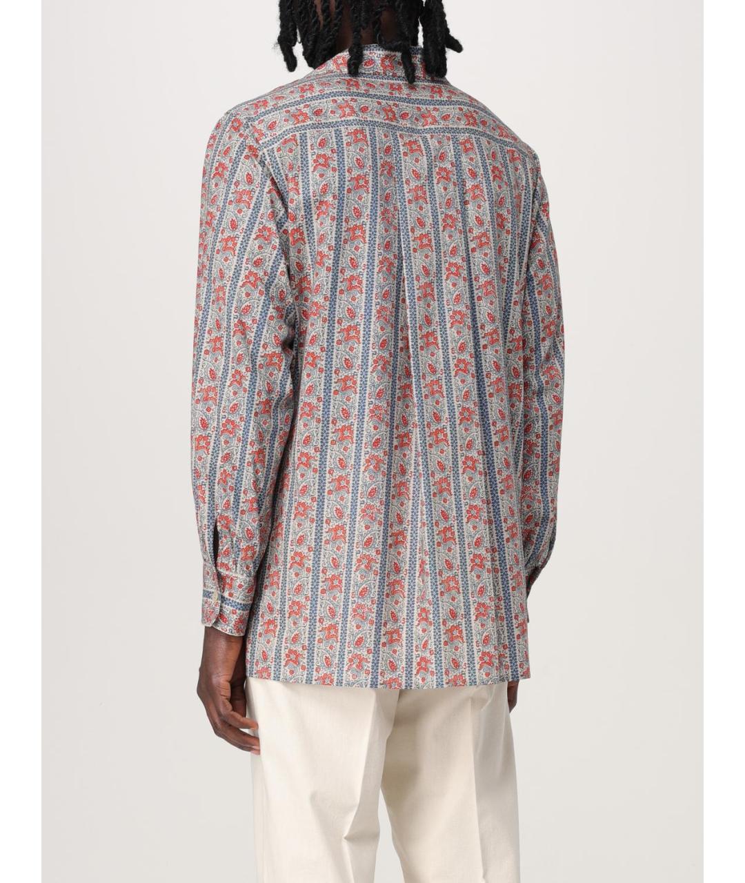 VALENTINO Мульти хлопковая кэжуал рубашка, фото 3