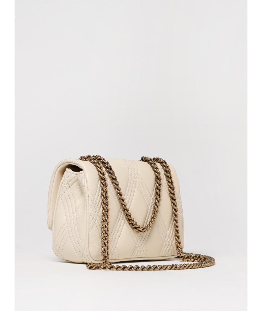 VALENTINO Бежевая кожаная сумка через плечо, фото 3