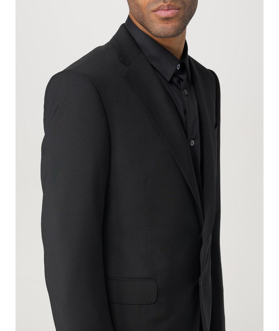 EMPORIO ARMANI Черный классический костюм, фото 5