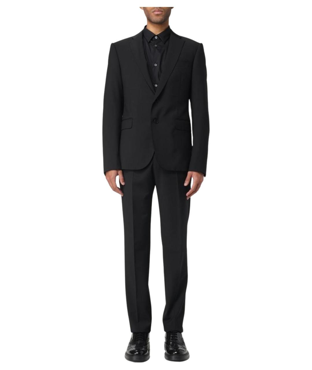 EMPORIO ARMANI Черный классический костюм, фото 1