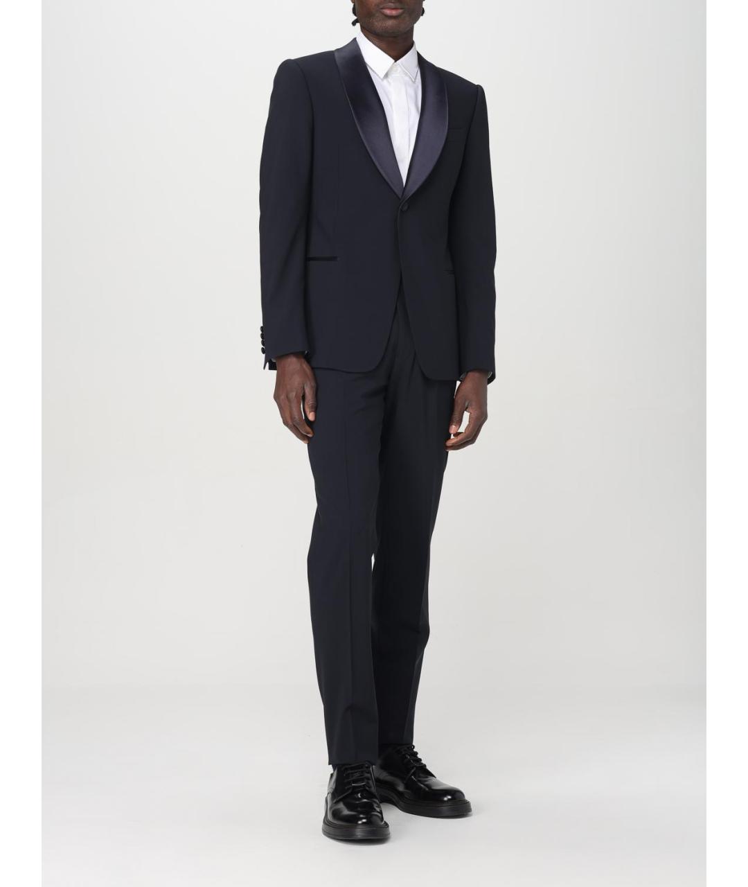 EMPORIO ARMANI Темно-синий вечерний костюм, фото 2