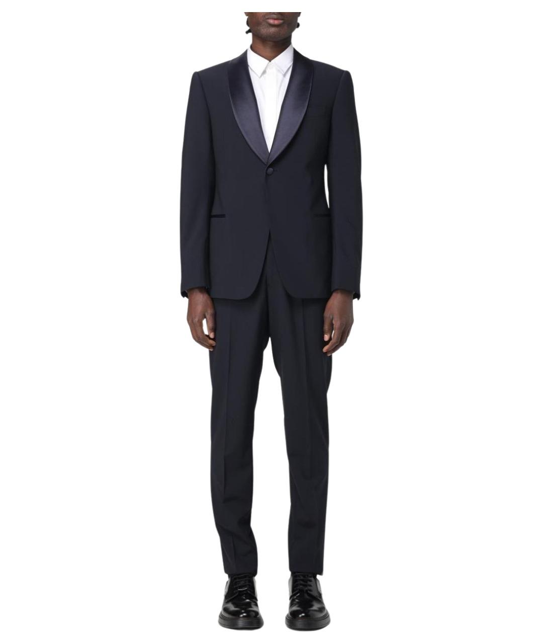 EMPORIO ARMANI Темно-синий вечерний костюм, фото 1