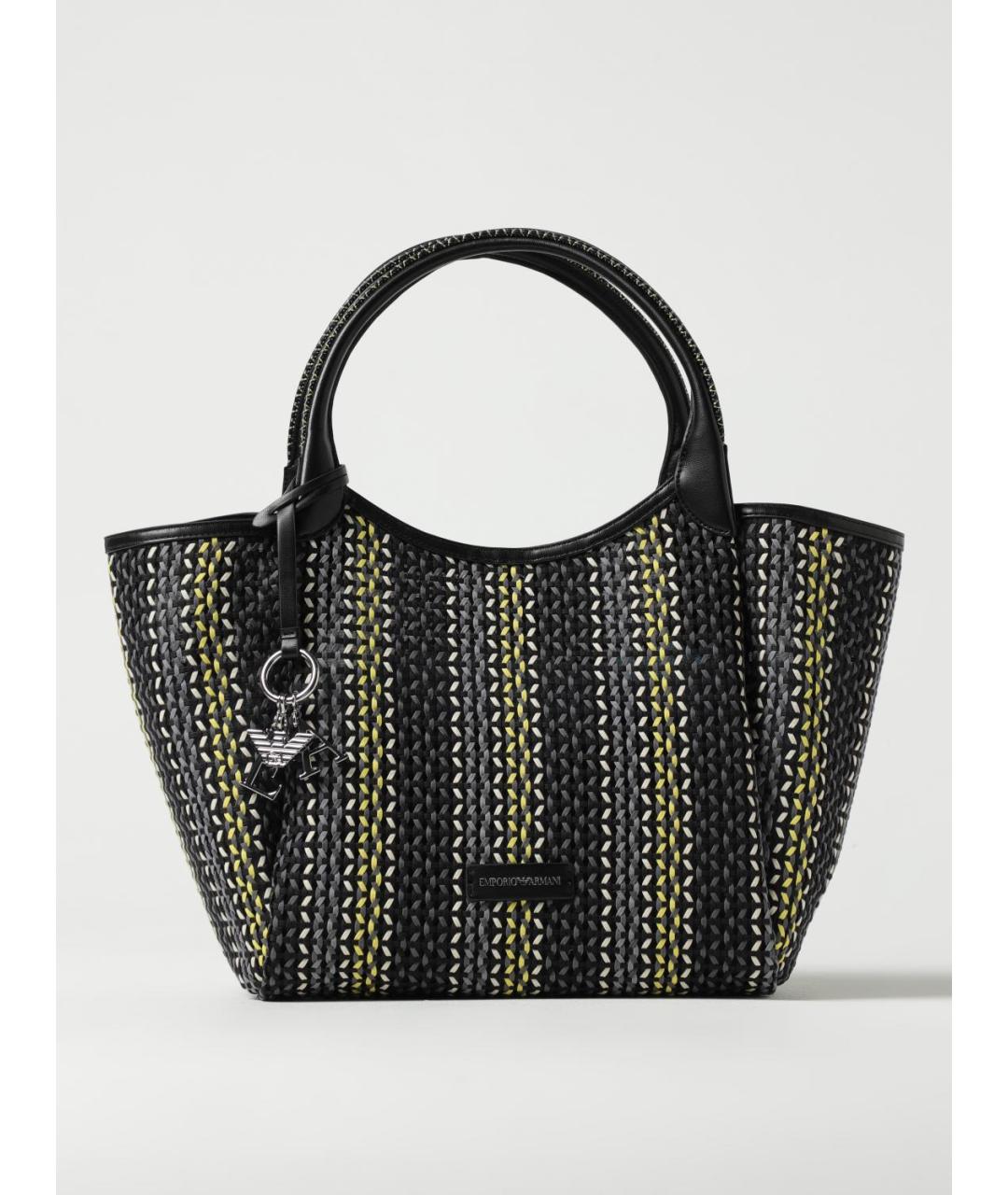 EMPORIO ARMANI Мульти пелетеная сумка тоут, фото 4