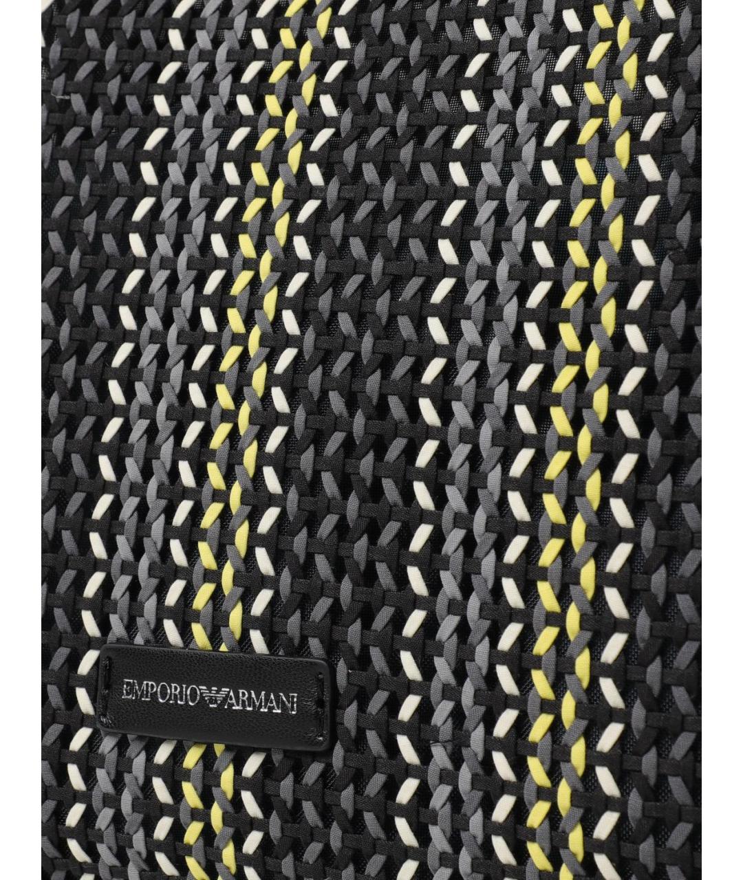 EMPORIO ARMANI Мульти пелетеная сумка тоут, фото 3