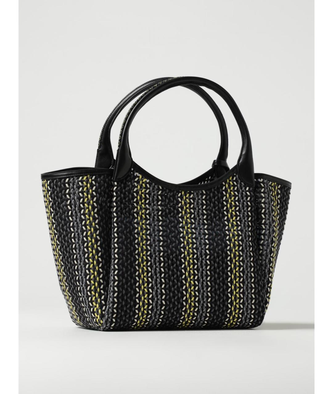 EMPORIO ARMANI Мульти пелетеная сумка тоут, фото 2