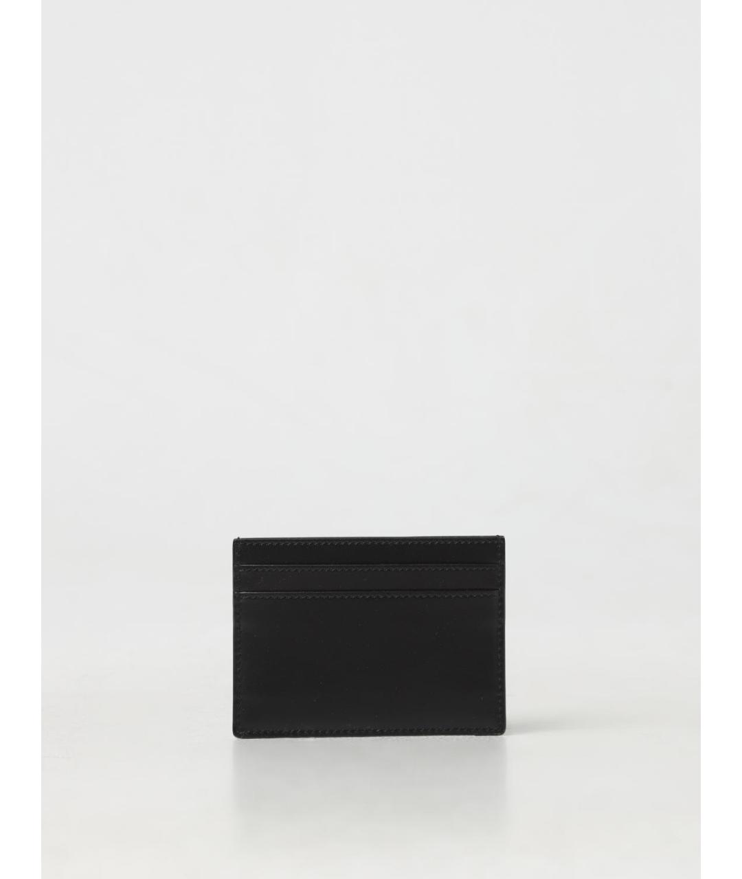 SAINT LAURENT Черный кожаный кардхолдер, фото 2