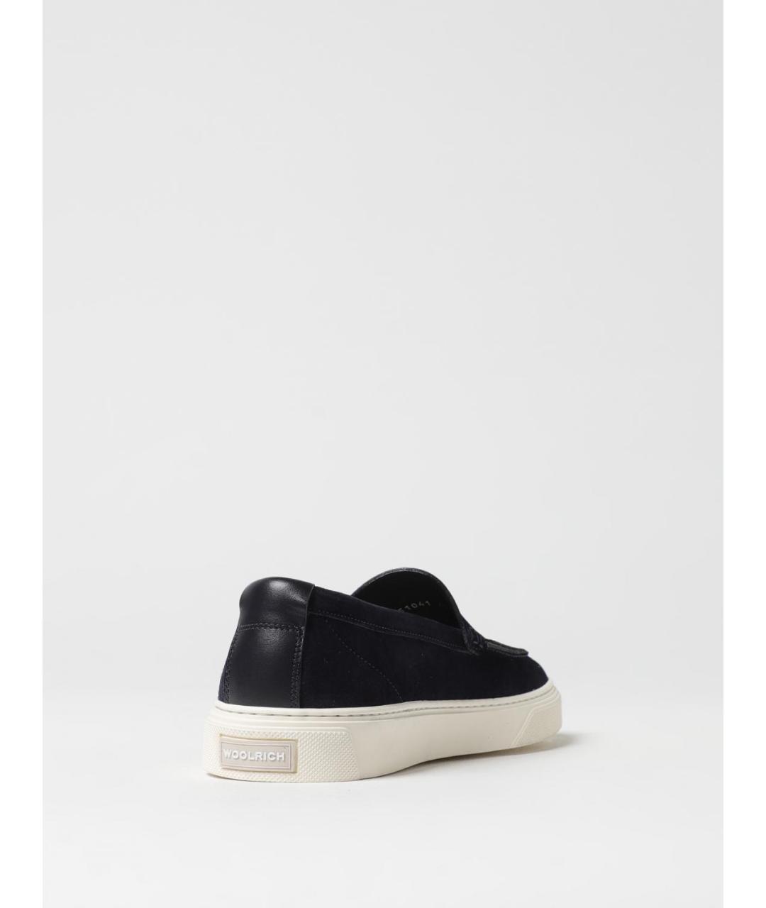 WOOLRICH Синие замшевые лоферы, фото 3