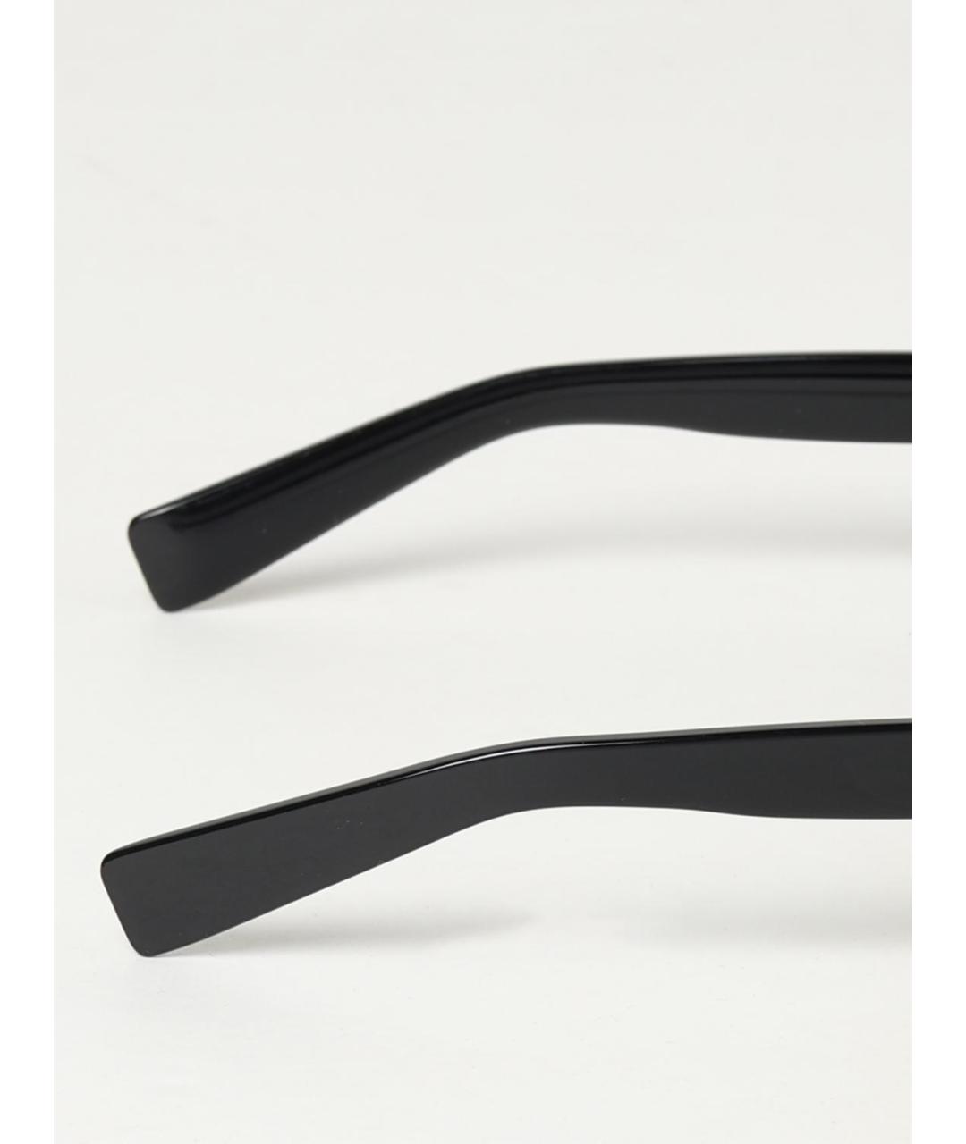 SAINT LAURENT Черные пластиковые солнцезащитные очки, фото 4