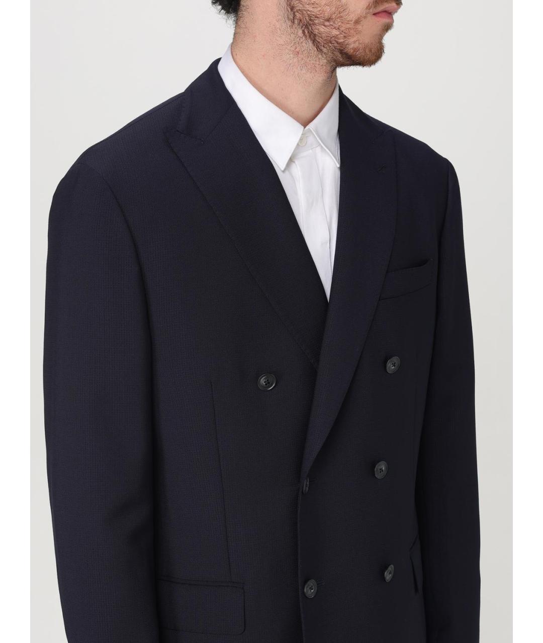 FAY Синий шерстяной пиджак, фото 4