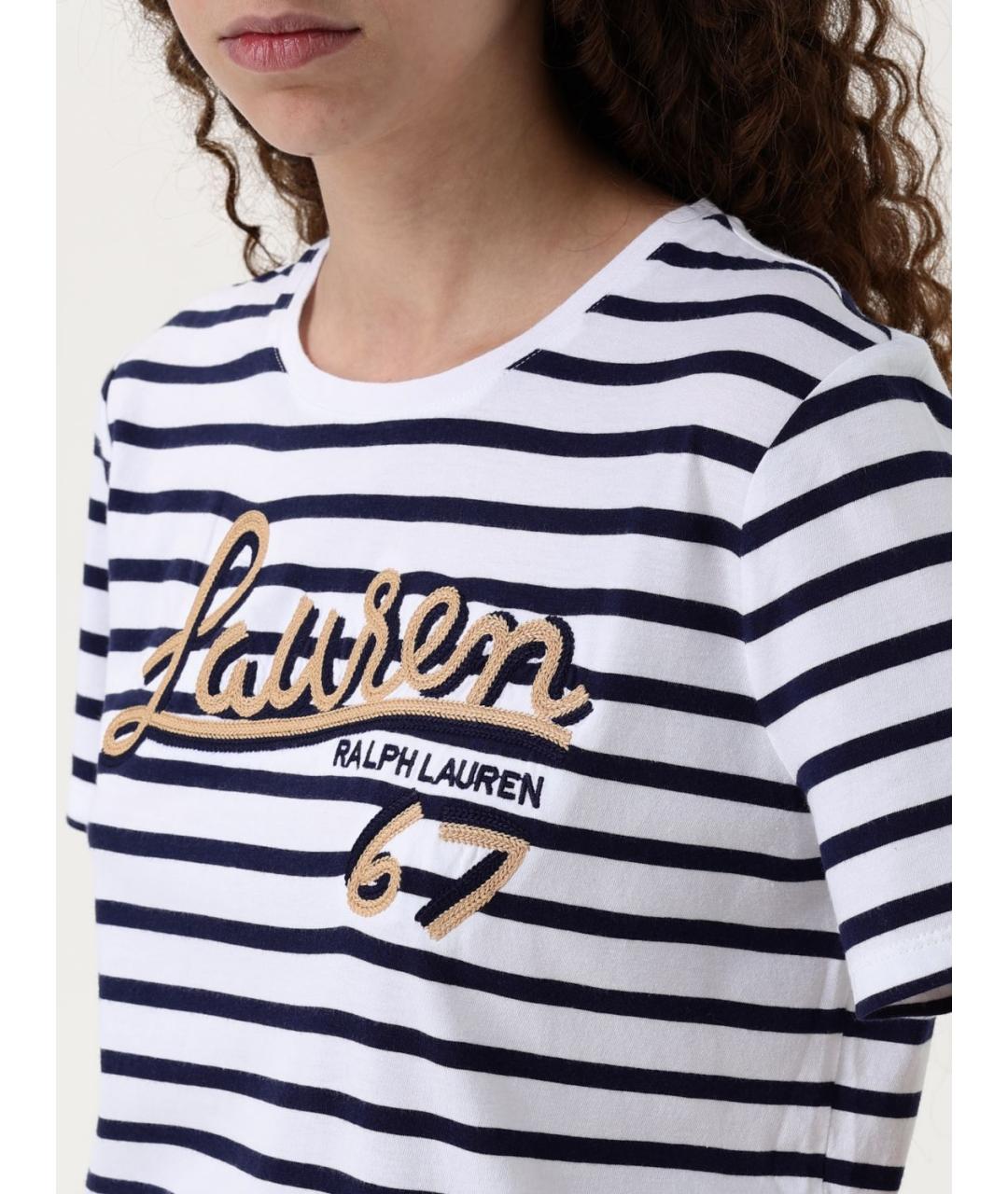 RALPH LAUREN Мульти хлопковая футболка, фото 3