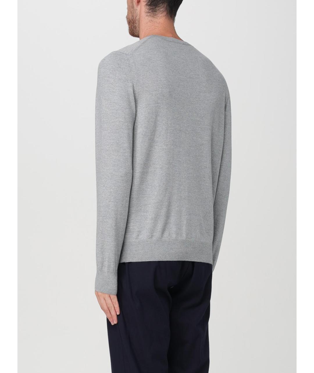 FAY Серый шерстяной джемпер / свитер, фото 2