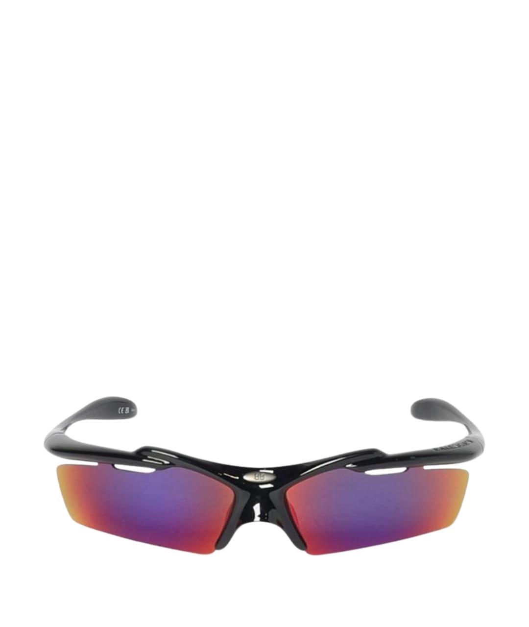 BALENCIAGA Черные пластиковые солнцезащитные очки, фото 2