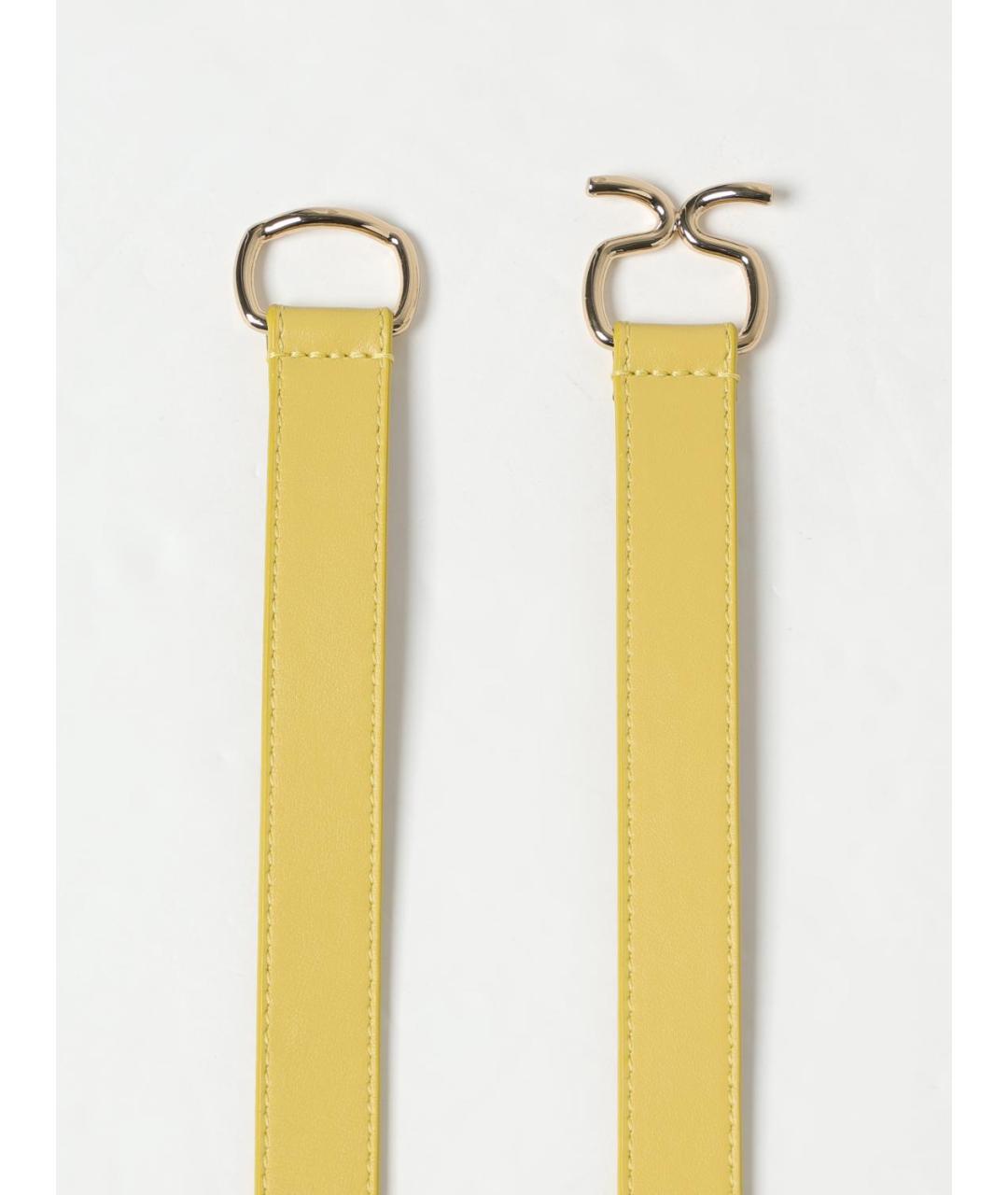 FABIANA FILIPPI Желтый кожаный ремень, фото 3
