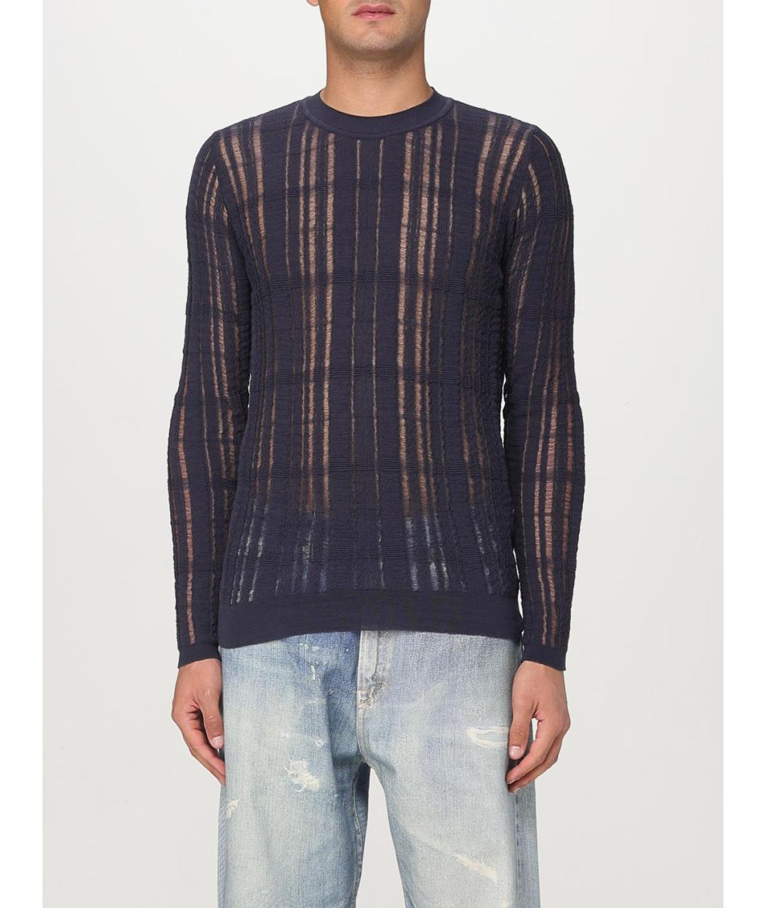 OUR LEGACY Синий хлопковый джемпер / свитер, фото 6