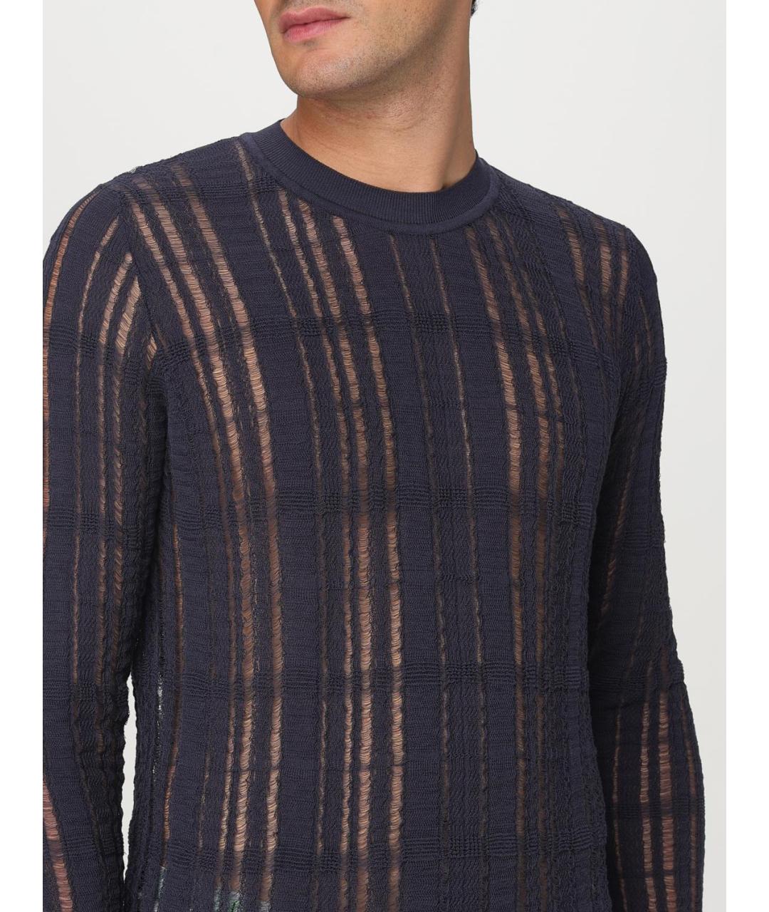 OUR LEGACY Синий хлопковый джемпер / свитер, фото 5