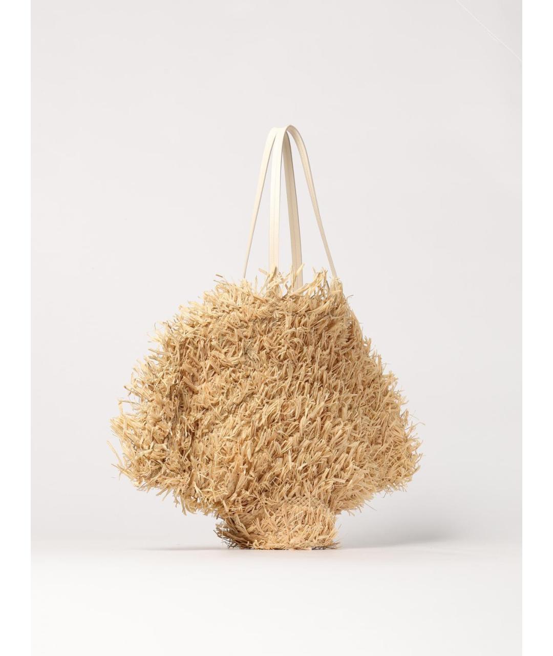 ROGER VIVIER Бежевая пелетеная сумка тоут, фото 3