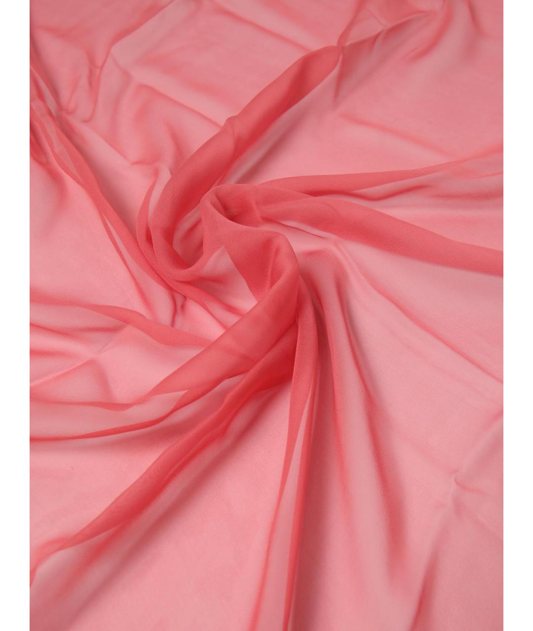 ALBERTA FERRETTI Розовый шелковый шарф, фото 3