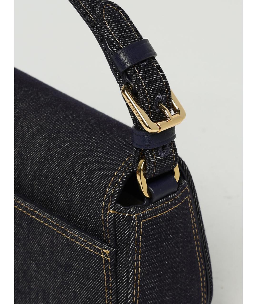 RALPH LAUREN Синяя деним сумка через плечо, фото 3
