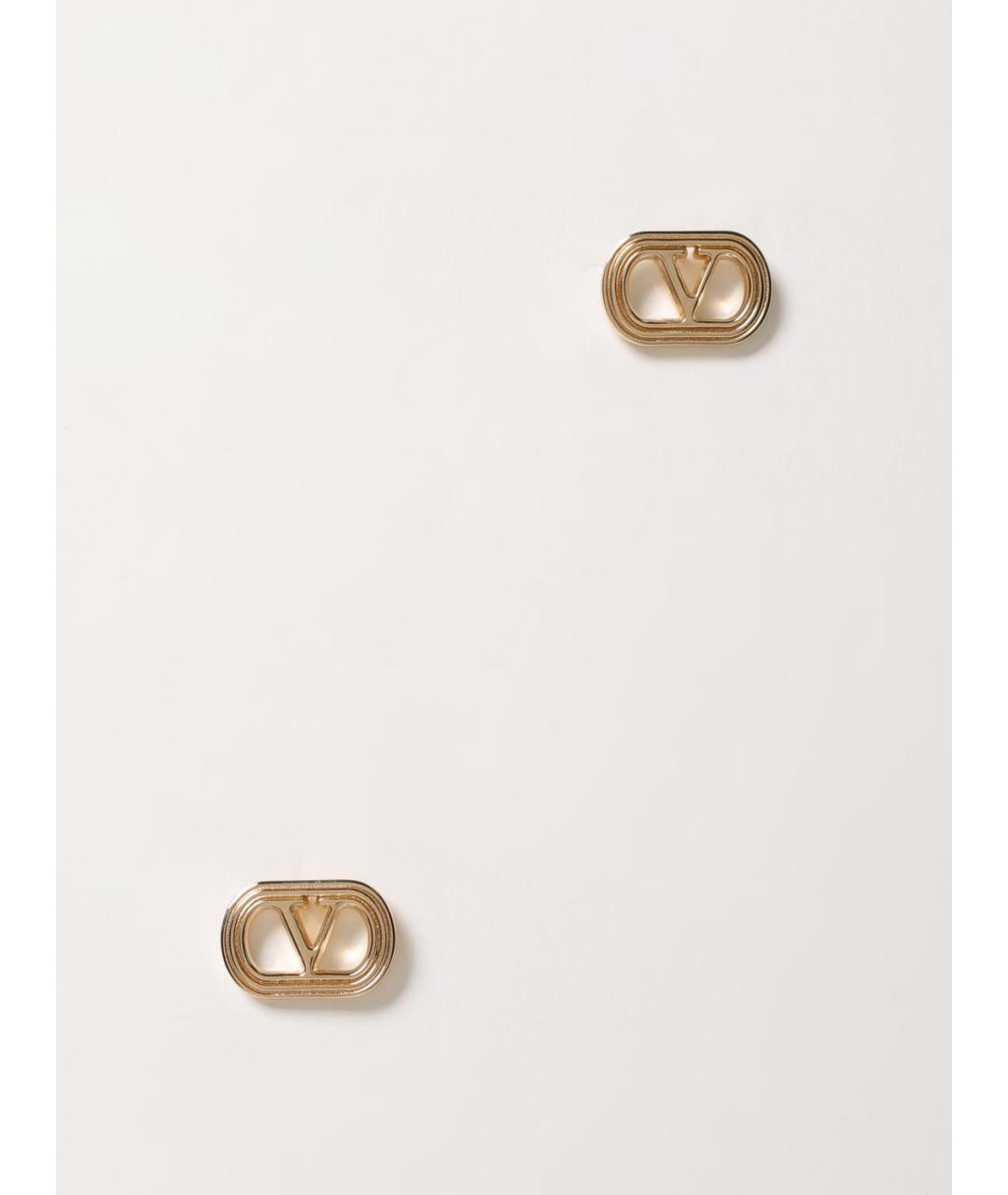 VALENTINO Золотые металлические серьги, фото 3