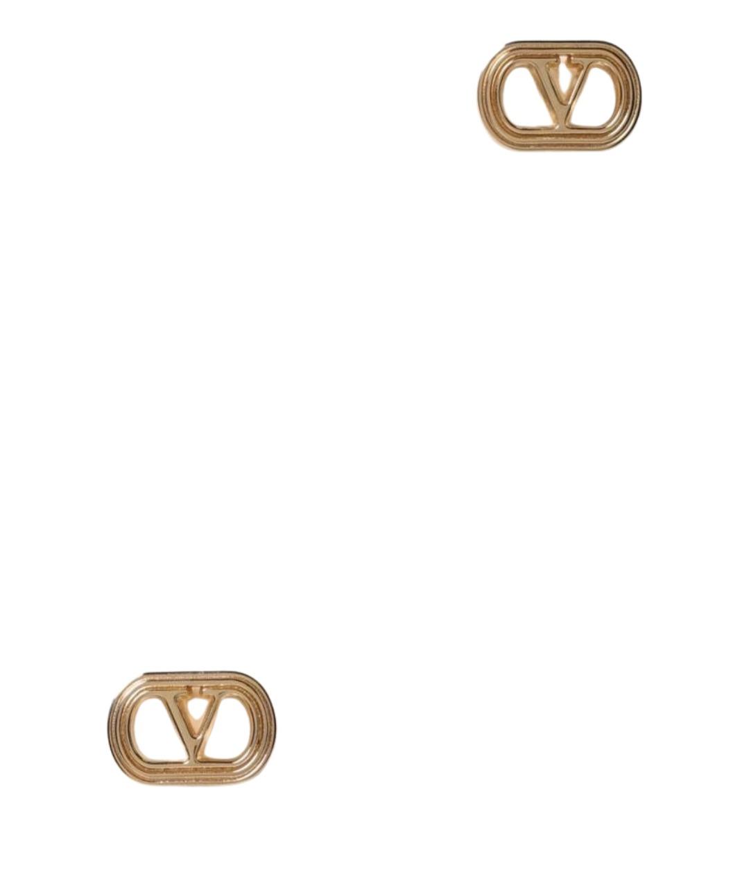 VALENTINO Золотые металлические серьги, фото 1