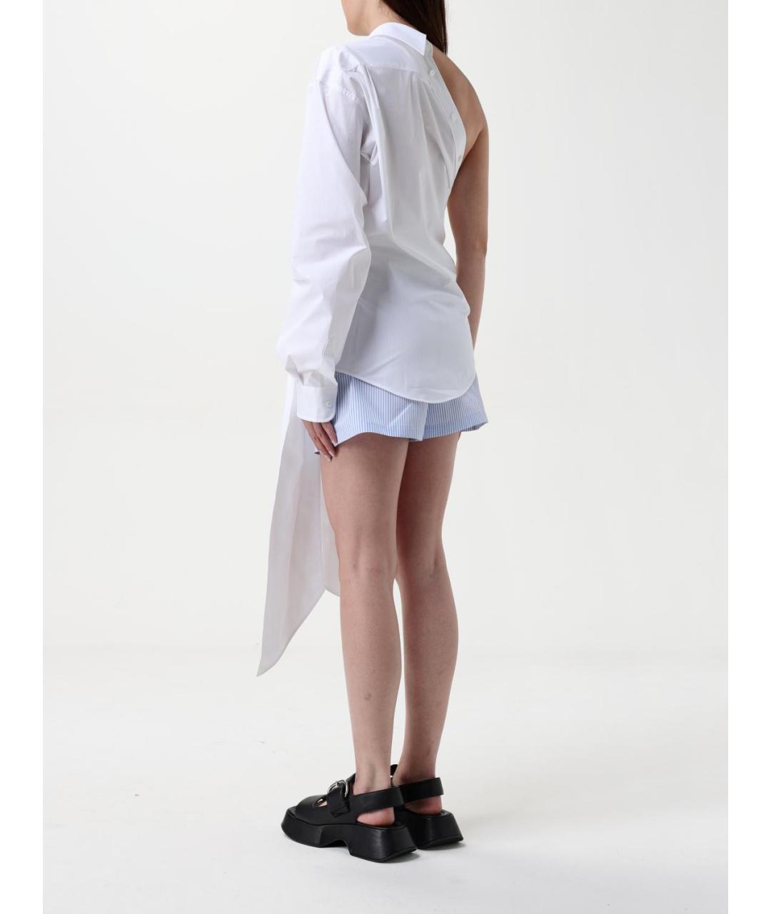 MOSCHINO Белая хлопковая рубашка, фото 4